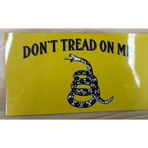 Weather Resistant Don’t Tread on Me Gadsden US Flag Fridge Car Vinyl Magnet 7x4